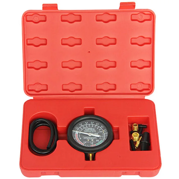 TU-1 Car Vacuum Fuel Injection Cylinder Oil Pressure Engine Compression Tester Gauge Test Kit Pump Gas Pressure Tester Tool