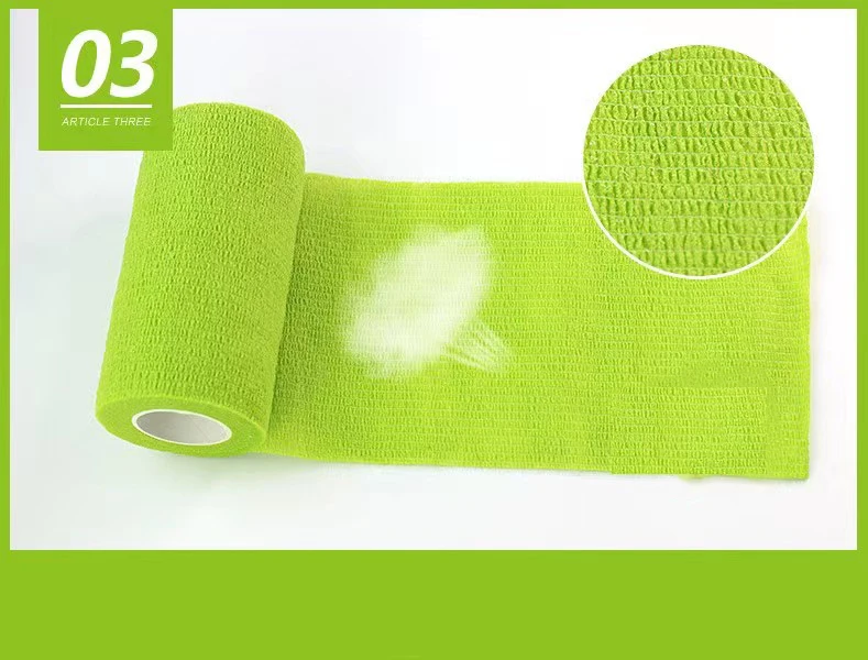 Self adherent bandage flexible elastic vet wrap hoof cohesive tape Bandage Vet Wrap Tape