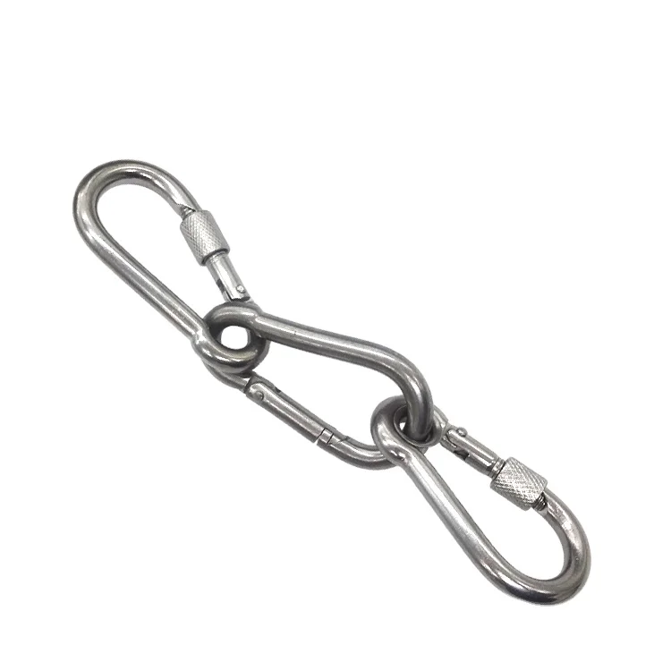 Stainless Steel Spriong Snap Carabiner Hook