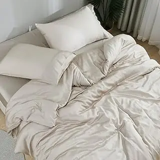 Luxury 100% Bamboo Fiber Bedding Soft Comfortable Pillow Cases Bed Sheet Flat Sheet Bedding Set