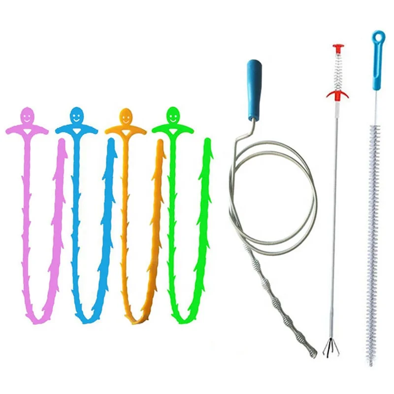 Remover Drain Snake Hair Drain Clog Remover Cleaning Tool Catcher Drain Pipe Clog Remover For Sewer Toilet Kitchen