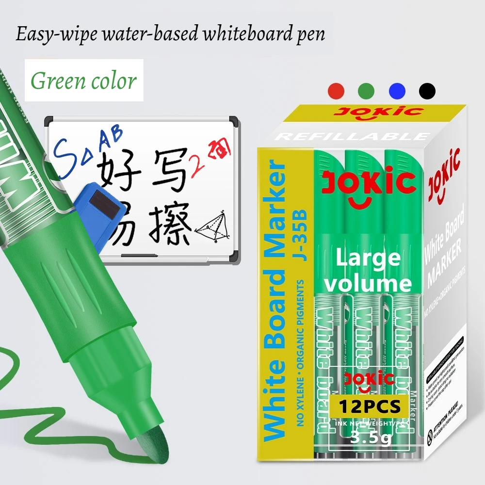 Wholesale refillable design thick whiteboard marker pen big 4mm non toxic dry white board erase markers pens for office