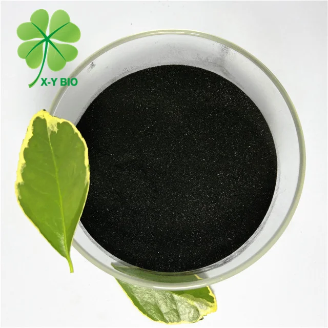 Agriculture Use Chinese Supplier Organic Fertilizer Sodium Humate Shiny Powder in Factory Price