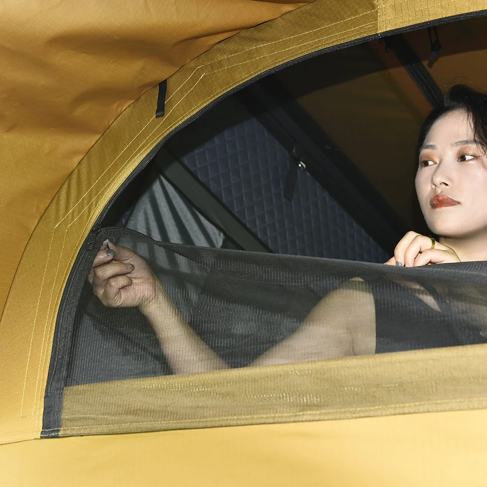 2 Outdoor 4 People 3 Waterproof Portable Tents Box Car Roof Top Camping Hardshell Rooftop for Jeep SUV Suzuki