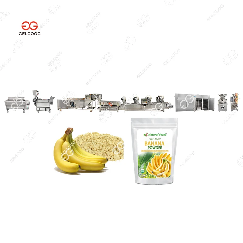 Gelgoog Plantain Flour Mill Processing Equipment Cassava Dry Plantain Powder Making Machine For Making Plantain Flour