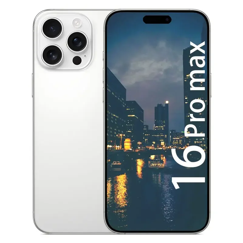 Недорогой телефон I 16 Pro Max 256GB 6 8 дюймов ooled HD Beauty Screen разблокированный смартфон с двумя картами 4G поддерживает французский LTE