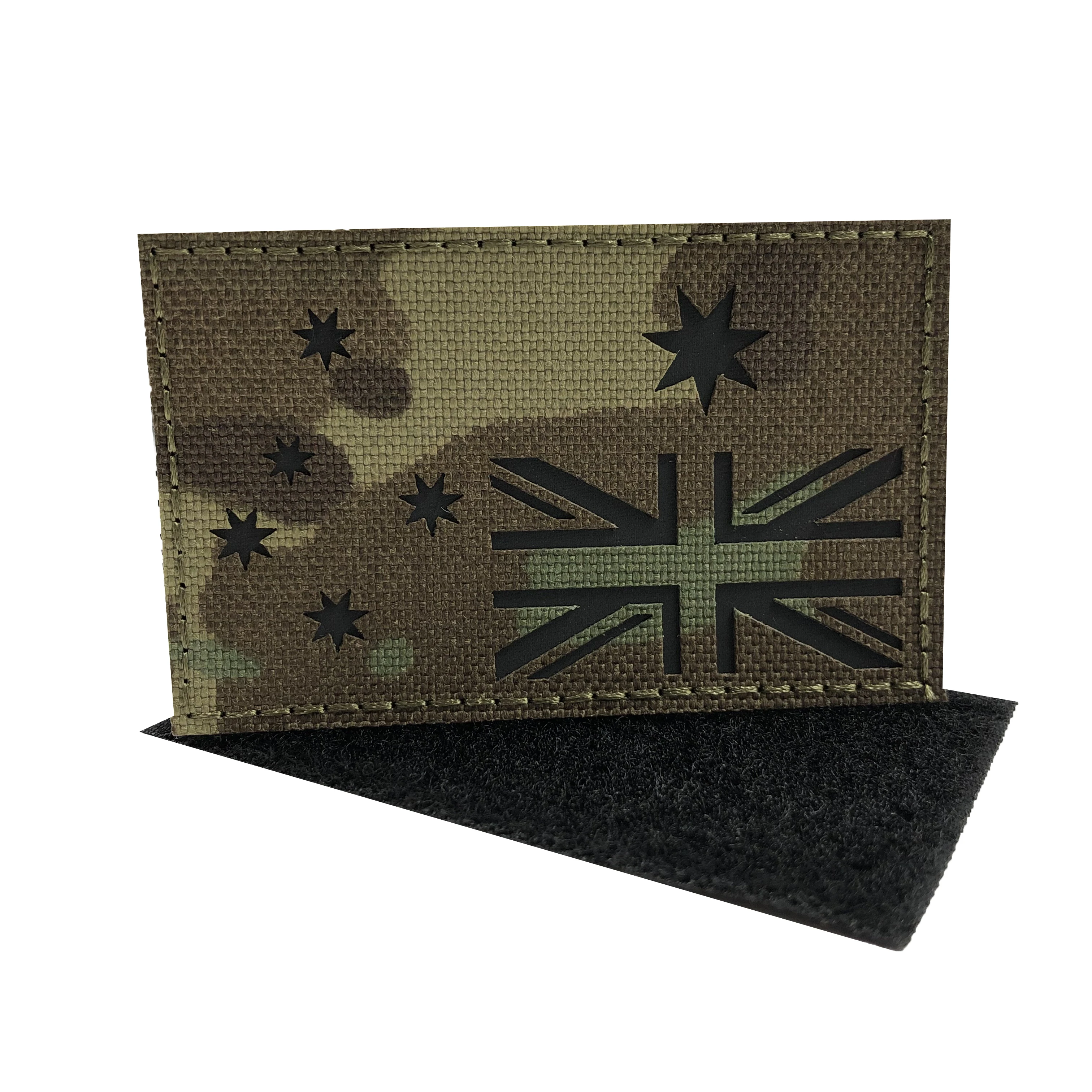 Tactical Patches IR Laser Cut Infrared Reflective Australia AU Tactical Hook&Loop Patch for Clothing Helmet Vest