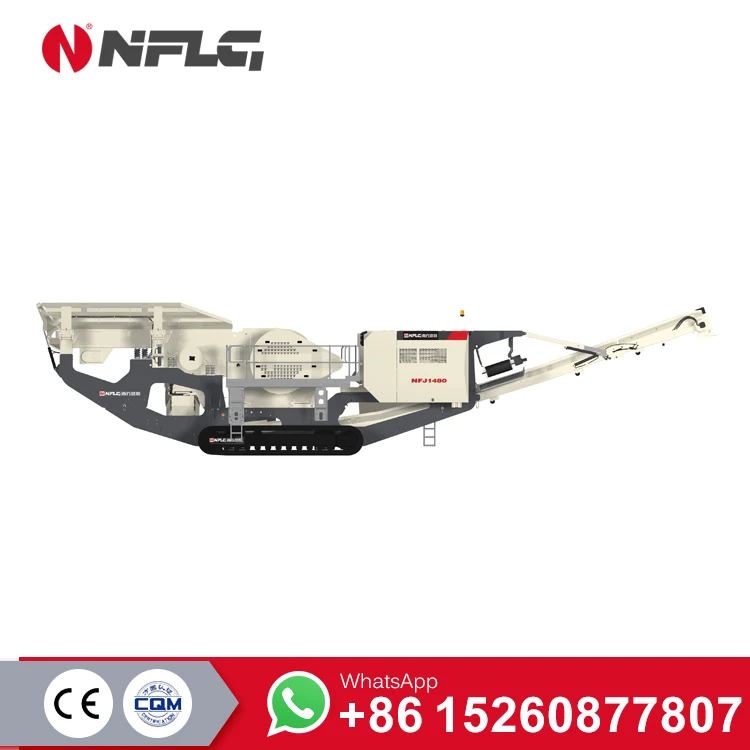 180Tph China Mobile Concrete Primary Jaw Crusher