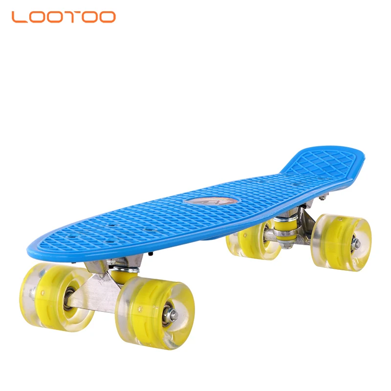 New Skate Board Plastic Colorful Learning Cruiser Skateboard Kids Scooter for Boys Girls Beginner