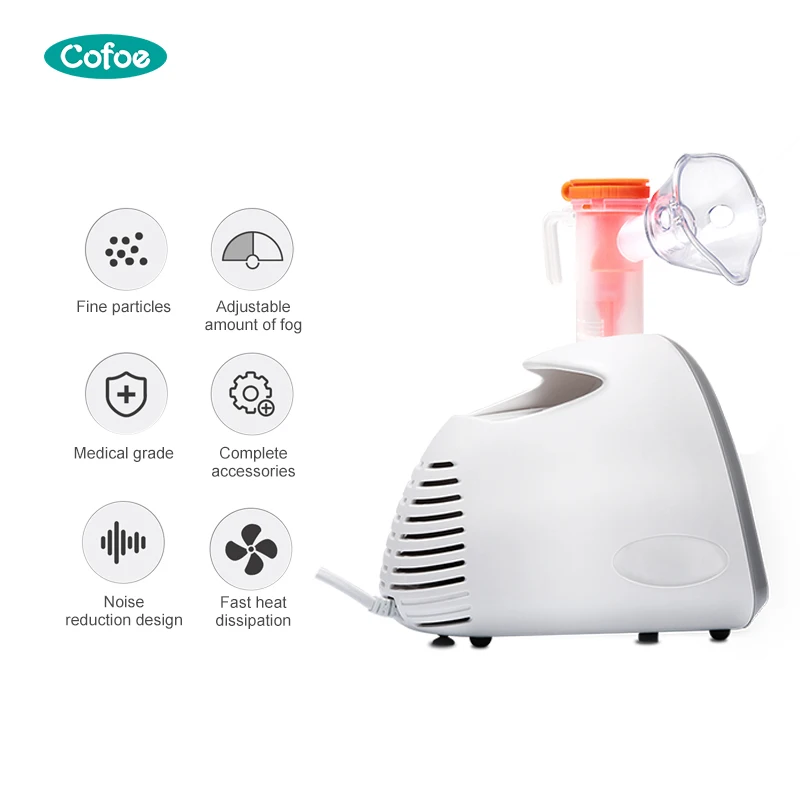 High Quality Portable Piston Compressor Nebulizer with Accessories Portable Inhalator Medical Nebulizer Machine