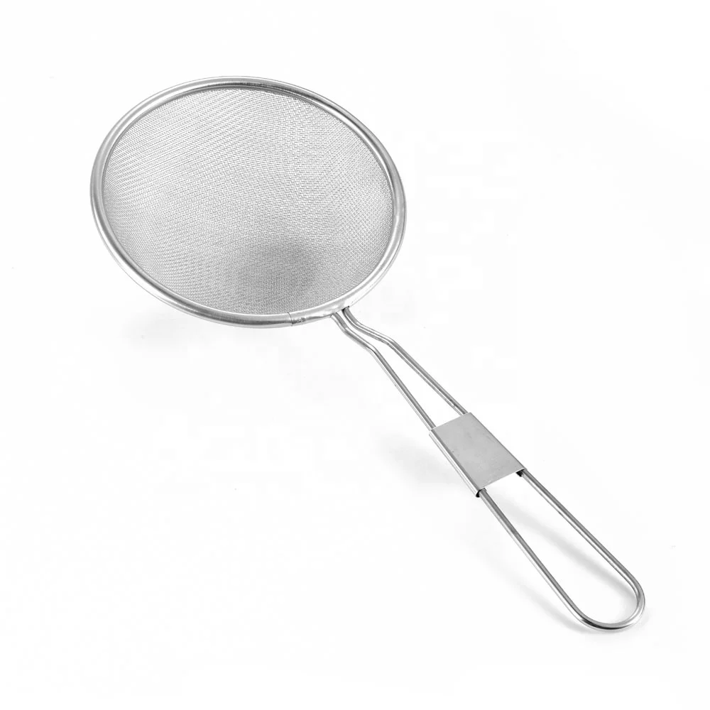 Stainless Steel Oil Filter Tool For Frying Food Kitchen Utensil