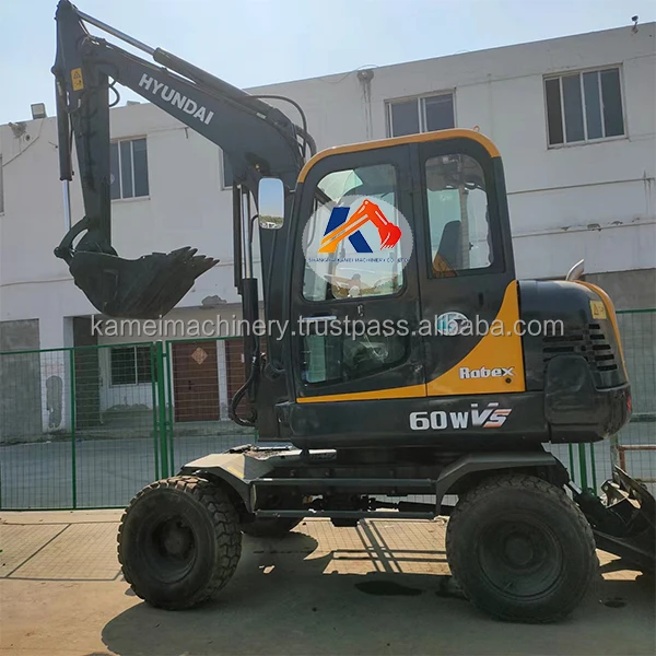 HYUNDAI Original 6 Ton Used Excavator R60w-9 60W Hyundai Excavator