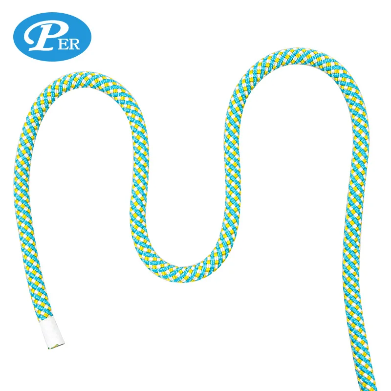 Factory supply 9mm -11mm climbing rope static for outdoor climbing rope