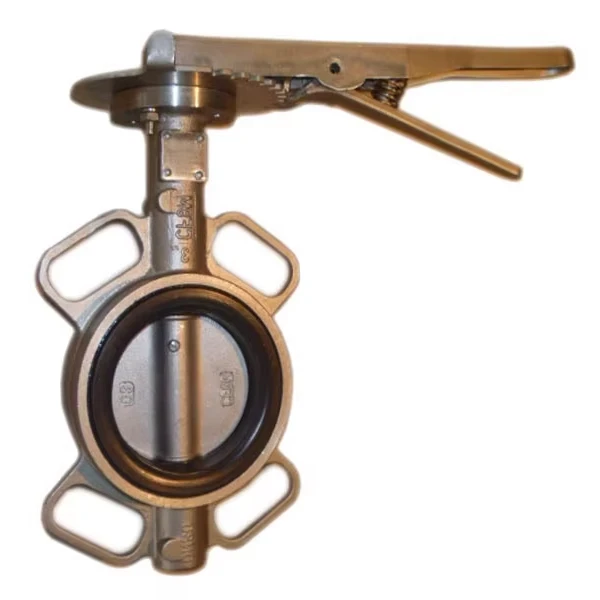 KEFA Stainless Steel PN16 DN50 2inch EPDM Handle Clamp Lever Manual Wafer Butterfly Valve for Water Gas Oil