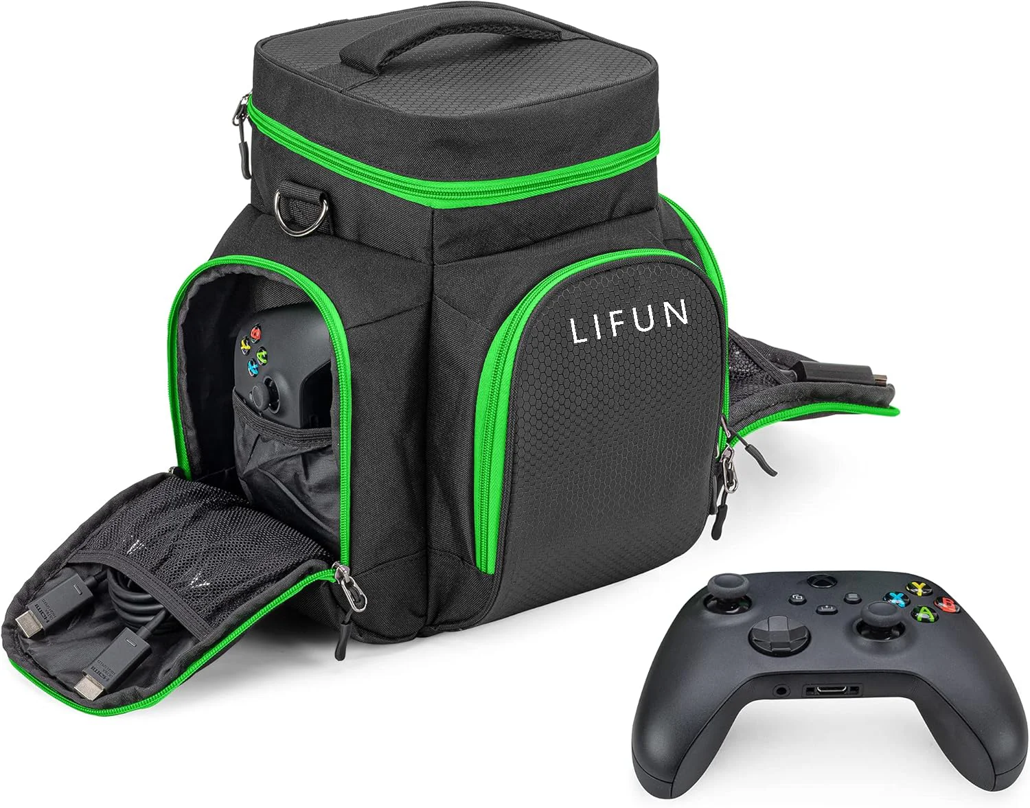 Консоль для переноски совместим с Xbox Series X дорожная сумка несколькими карманами