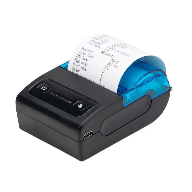 Mp-58c High Quality & Best Price blue tooths Usb Receipt Thermal Printer Ios Android 58mm Thermal Portable Printer