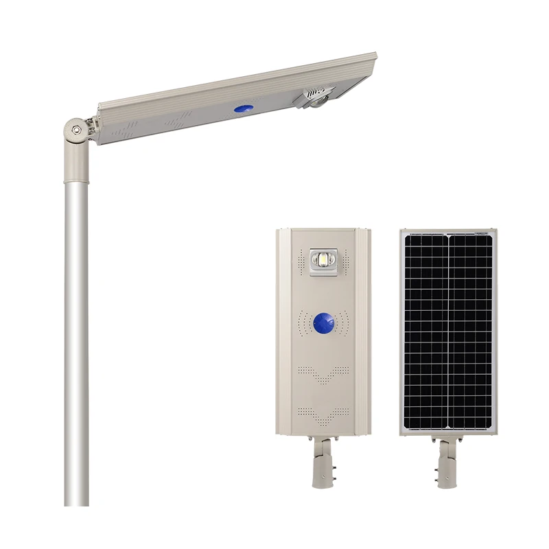 Modular installed Intergrated solar led street light with 30W  Led  lighting angle adjustable for rural