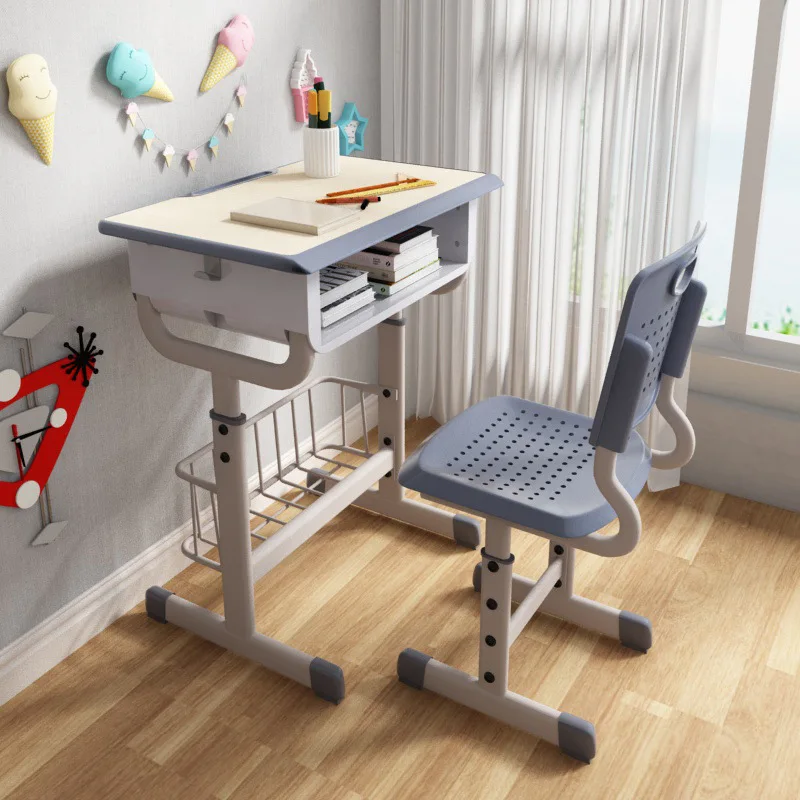 New Style Space Home A Desk Chair Kids Ergonomic Automatically Adjust The Height Of Student Desks And Chairs With Factory Price
