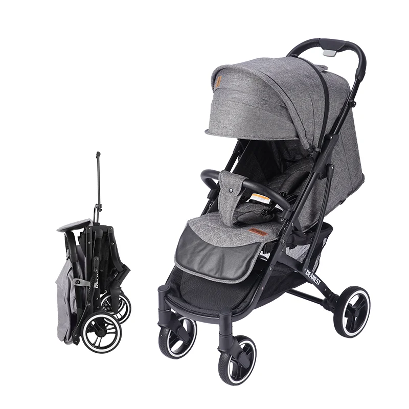 foldable portable baby cotton winter pram multi-function folding  travel luxury stroller for baby