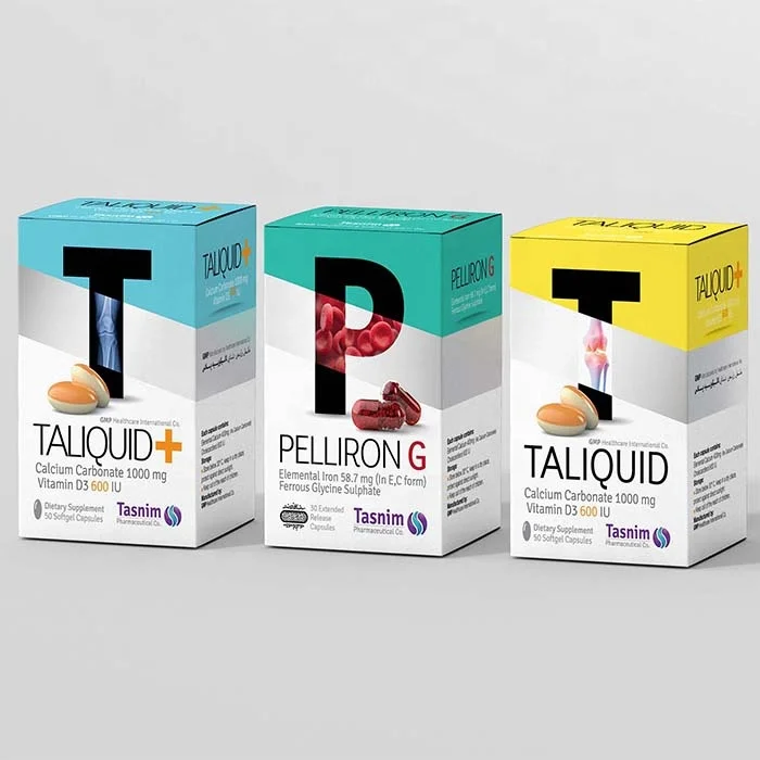 custom made eco friendly foldable paper packaging boxes for health care nutritional supplement product