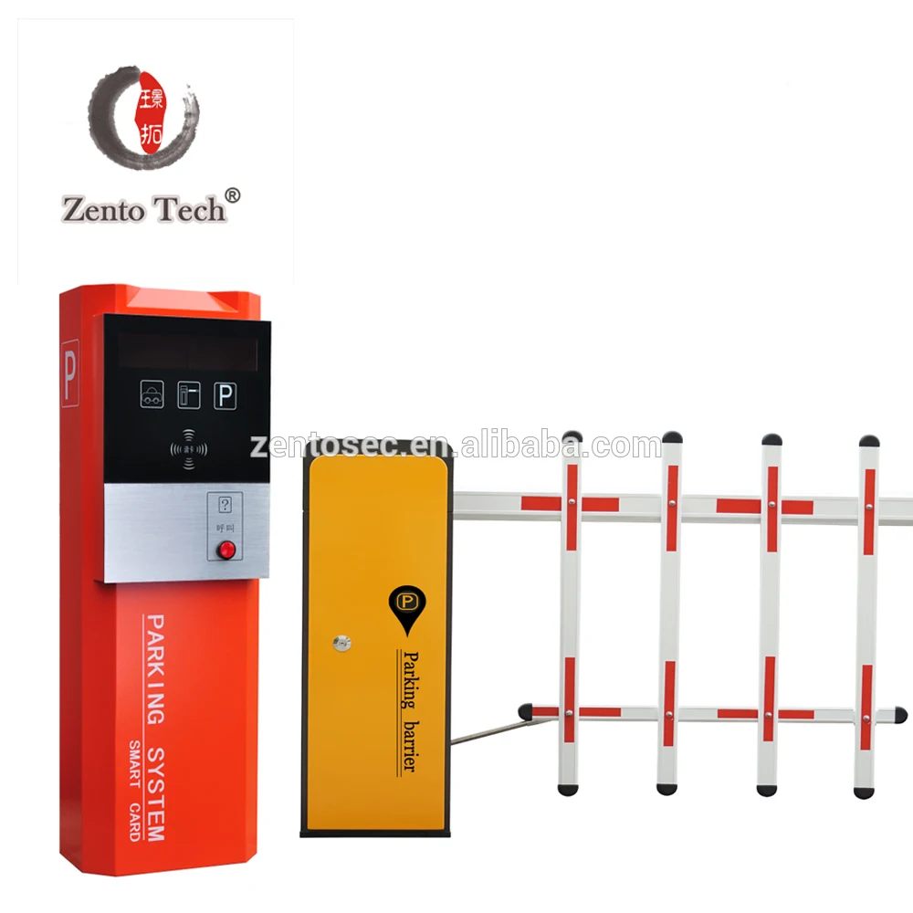 Autopay Rfid Card & Ticket Dispenser Car Parking Smart System with Emergency Button Parking Equipment