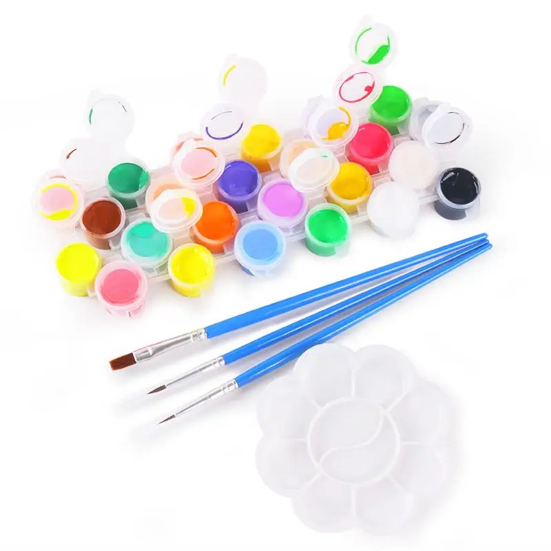 Hot Selling student Product - Bright Water Color Pellet Non-toxic Tempera Paint Set At Factory Price