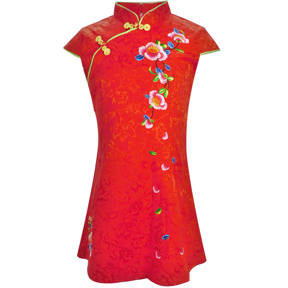 
Chinese Traditional Vintage Qipao Children Cheongsam For Kids 