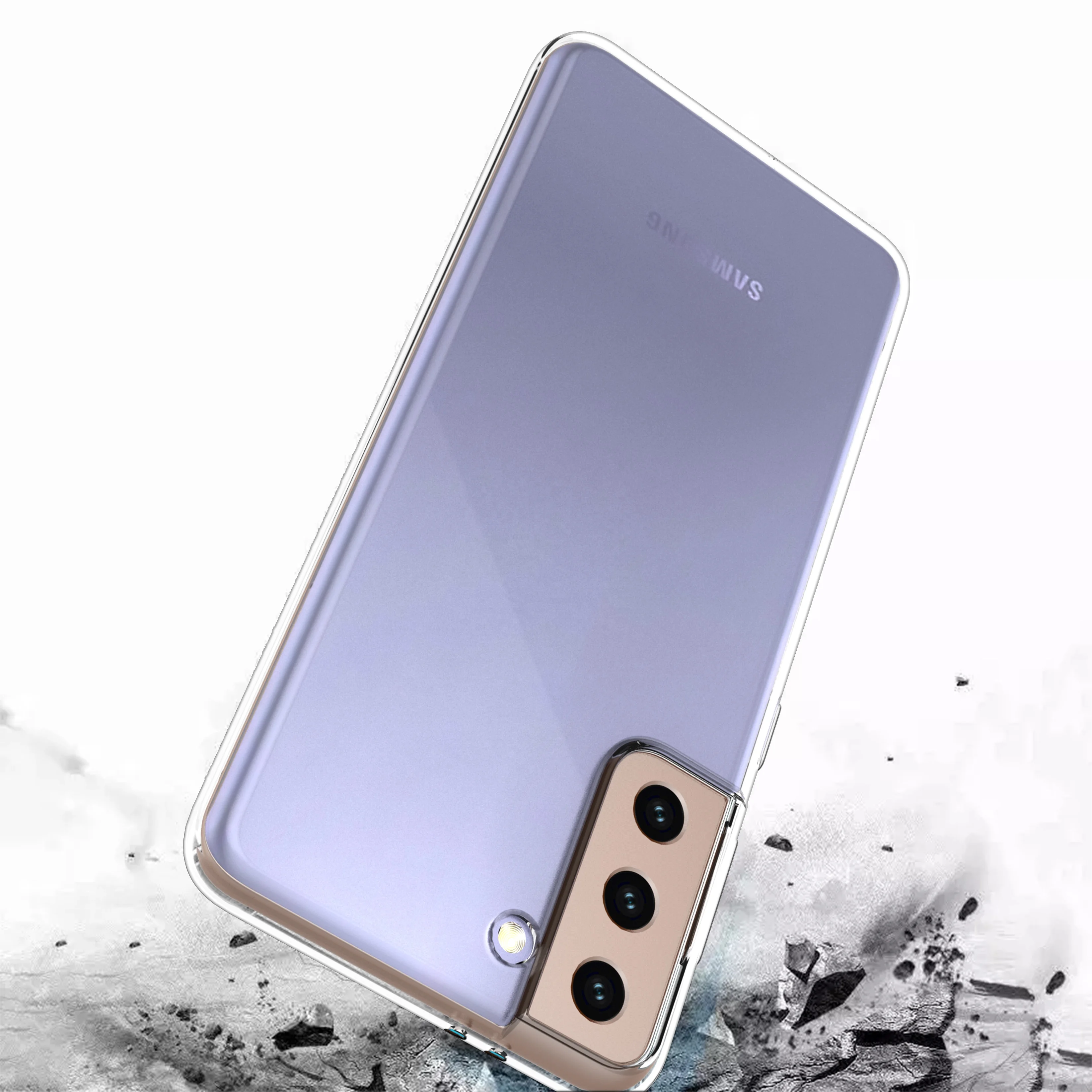  Прозрачный чехол из ТПУ для Samsung S20 Ultra S21 Plus прозрачный мягкий телефона мобильного Note