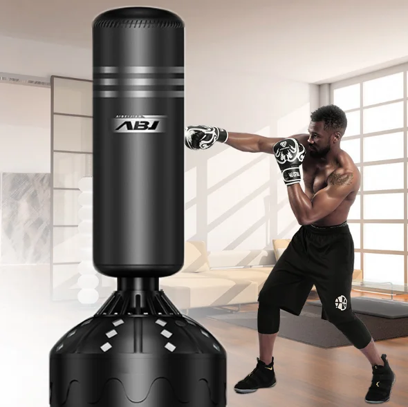 Men Heavy Duty Workout Black Boxing Bag Cheap Price Sand Bag Fitness For Boxing Weight Training