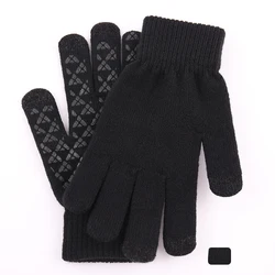 On Sale Now Custom Design Logo  Light Weight  warm winter couple plus velvet thick wool anti-slip  touch screen Gloves