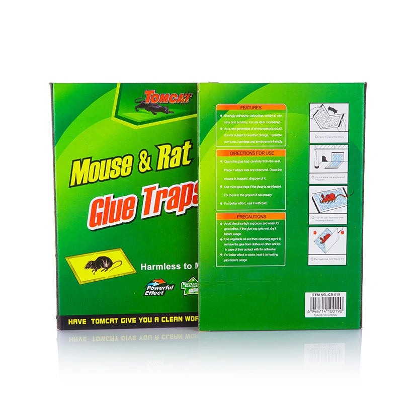 
Strong rodent catch plate glue board hunt glue cardboard rodent control glue trap 