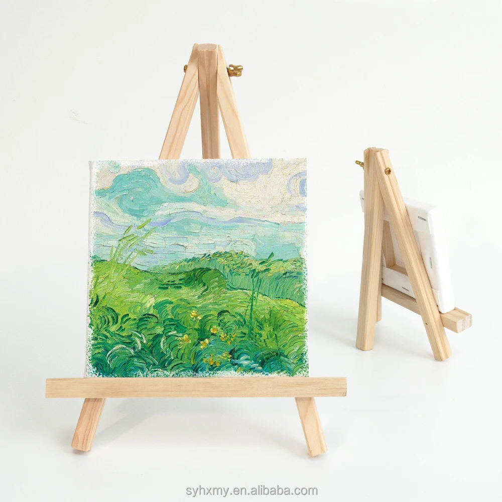 Art Supplies 24*40CM Desktop Wooden Mini Easel Handicraft Art Photo Display Stand for Child Art easels