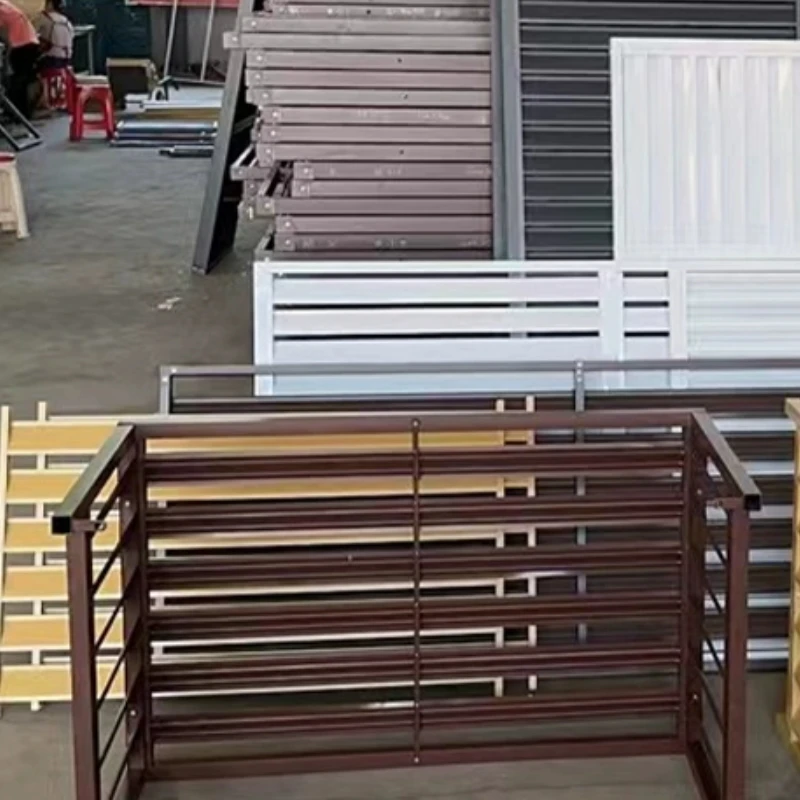 Aluminum Hollow Louver Building Sunshade Louver White Modern Aluminum Alloy  Metal Shutters Vertical louvers aluminium windows