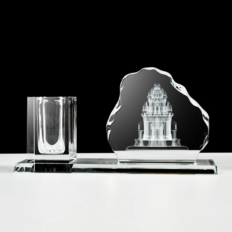 JY crystal Crystal лидер продаж K9 Хрустальный 3D контейнер для лазерной гравировки индивидуальный дизайн стеклянный пустой куб айсберга с подарочной коробкой