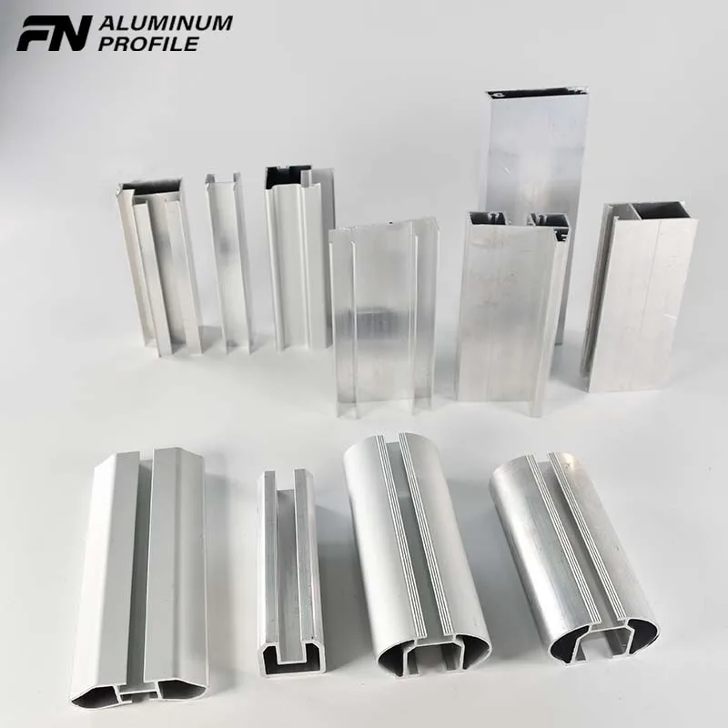 Door Frames Heavy Duty Aluminum Standard Profile Silvery Anodizing Extrusion Aluminum Profile