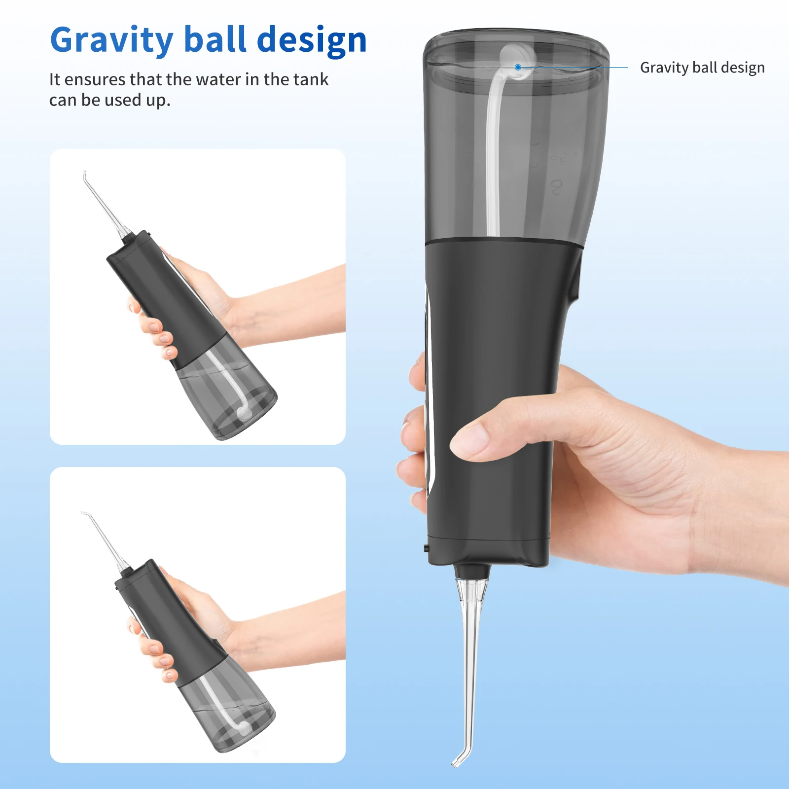 Water Pick 2024 Waterproof Rechargeable Cordless Portable Jet Teeth eaning Dental Floss Oral Irrigator Electric Water FlosserCl