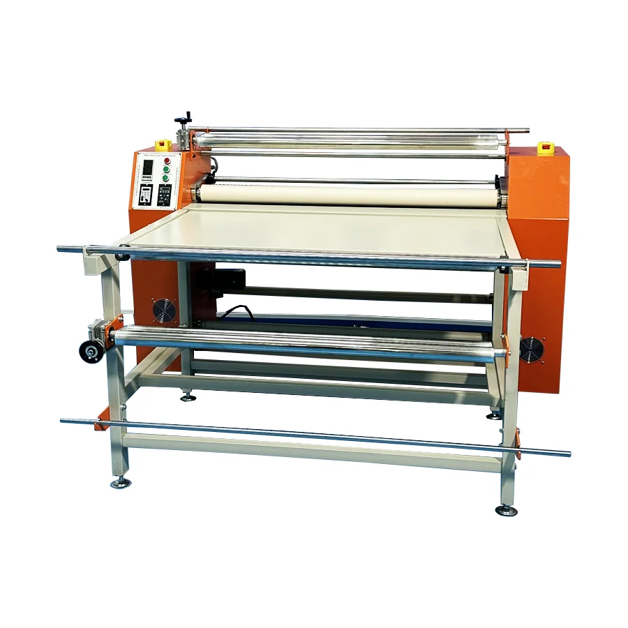 Electric Automatic Rotary Large Format Heat Press Roller Machine Cheap Shipping