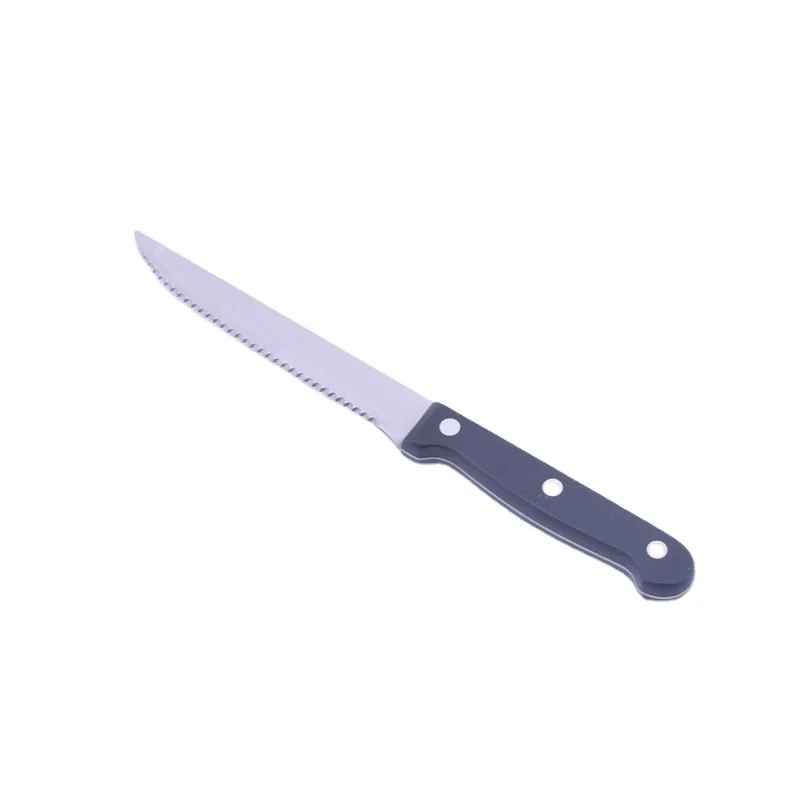 New Premium 6PCS Stainless Steel Serrated Steak Knife Set