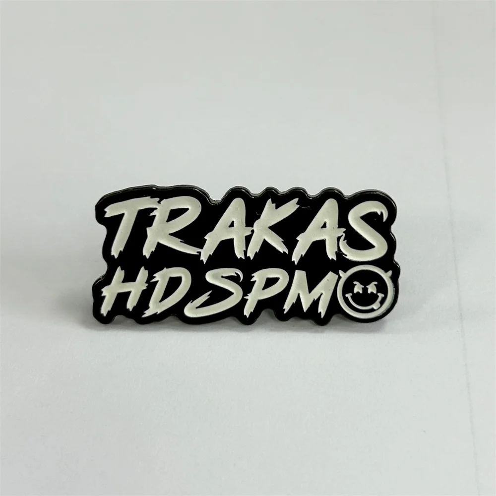 Custom Enamel Pin Collar Clothes Lapel Glow In Dark Nature Logo TRAKAS HDSOM Metal Hard Enamel Lapel Pin Custom Bulk Pin For Cap