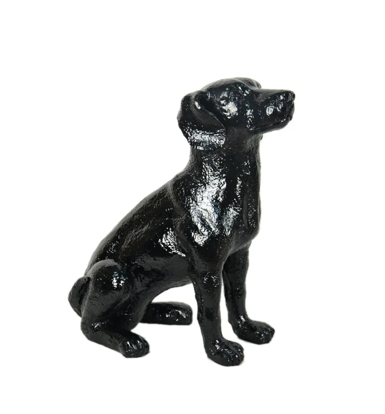 Home Office Cabinet Desk Office Animal Artwork Decoration Crafts Resin Black Cat Statue Home Decor
