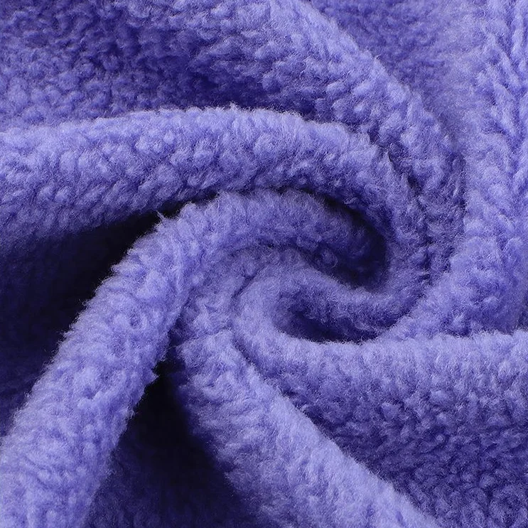 Recycled Polyester Plastic Recycled Polar Fleece Fabric For Winter Clothing And Blankets