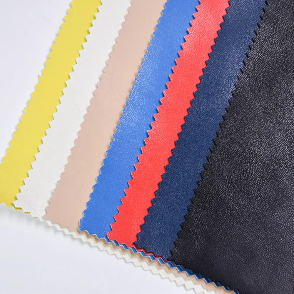 Eco Vegan Waterbase pu Leather Animal Free Recycled backing fabric For Garment