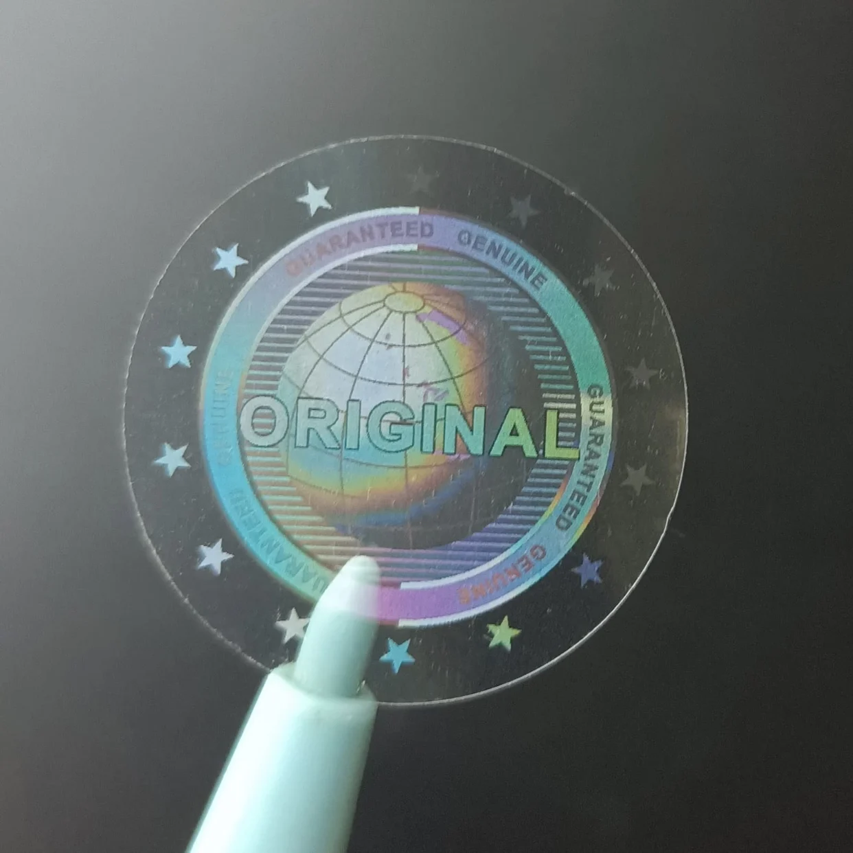 Customized holographic hologram sticker roll/warranty void if removed sticker/void security sticker seal void sticker paper