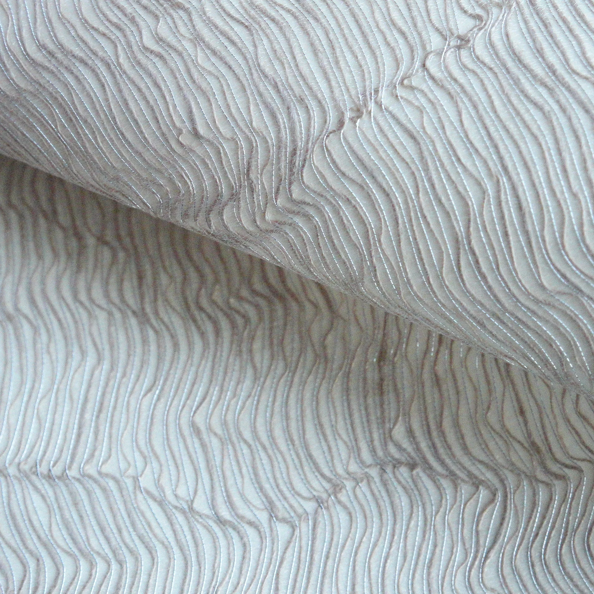 Classical suede pleated wallcovering luxury wallpaper for home decor