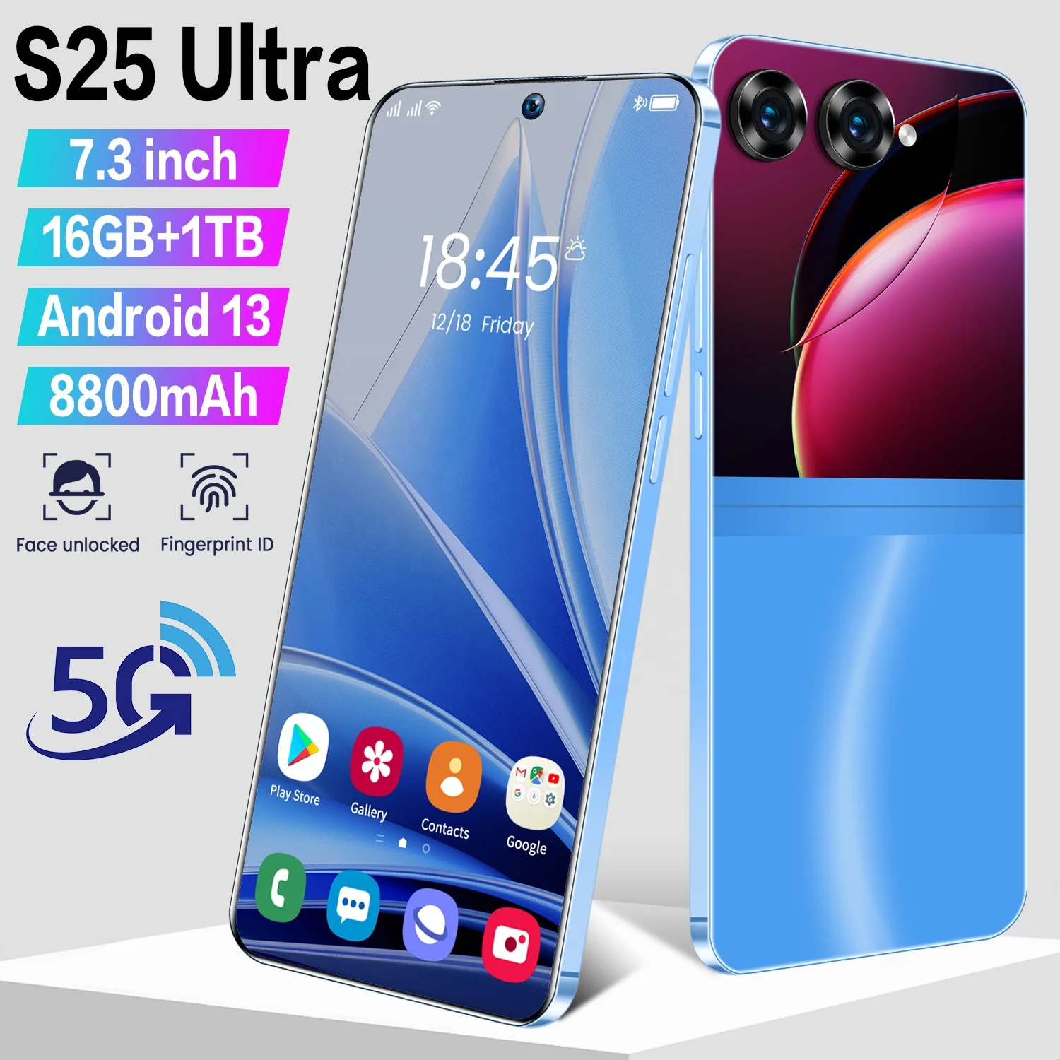 Factory Price S25 Ultra High quality Unlocked Smartphone Dual SIM 5G S25 Ultra Cell Phones 16GB+1TB Gaming Mobilephone
