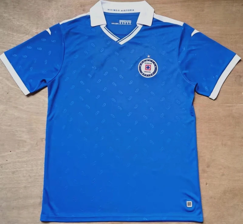 2022 Cruz Azul Long sleeve Soccer Jerseys 21-22 Mexico League men women kids Football Shirt