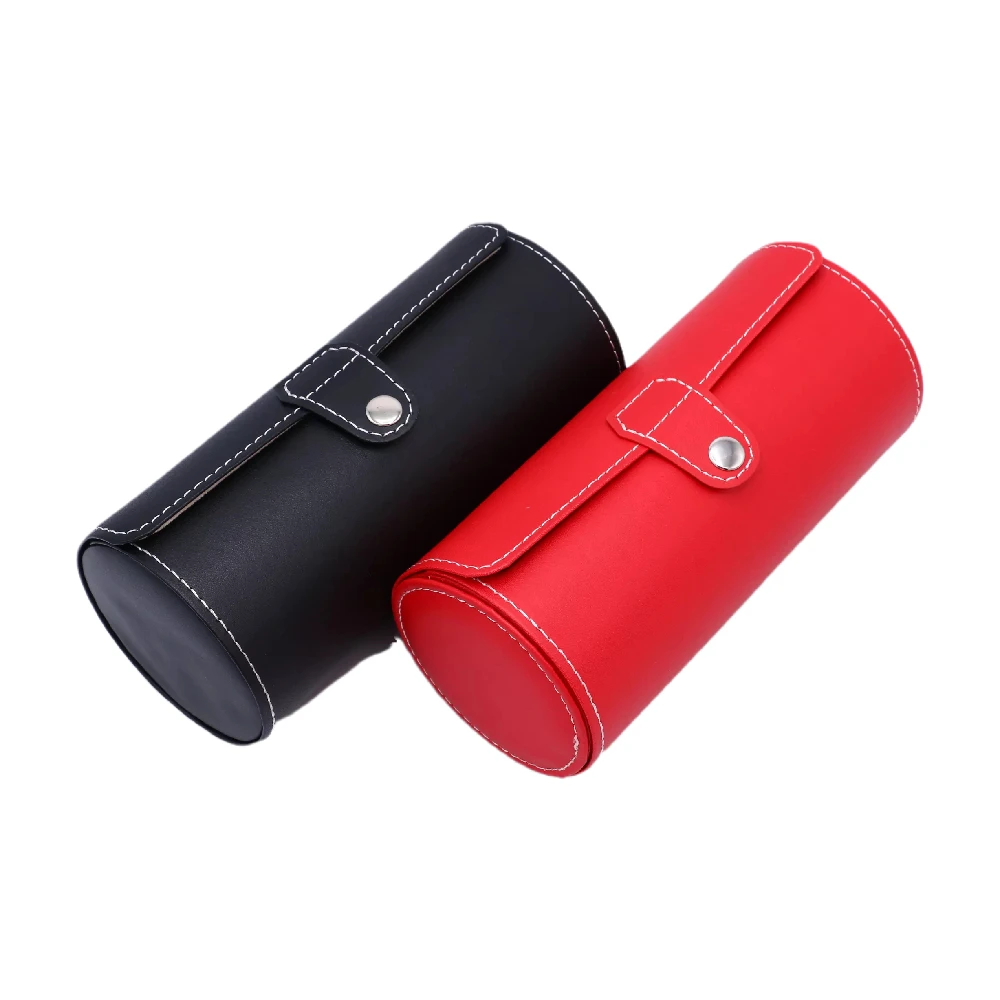 Manufacture custom logo modern luxury  jewelry organizer portable travel watch case pu leather watch box