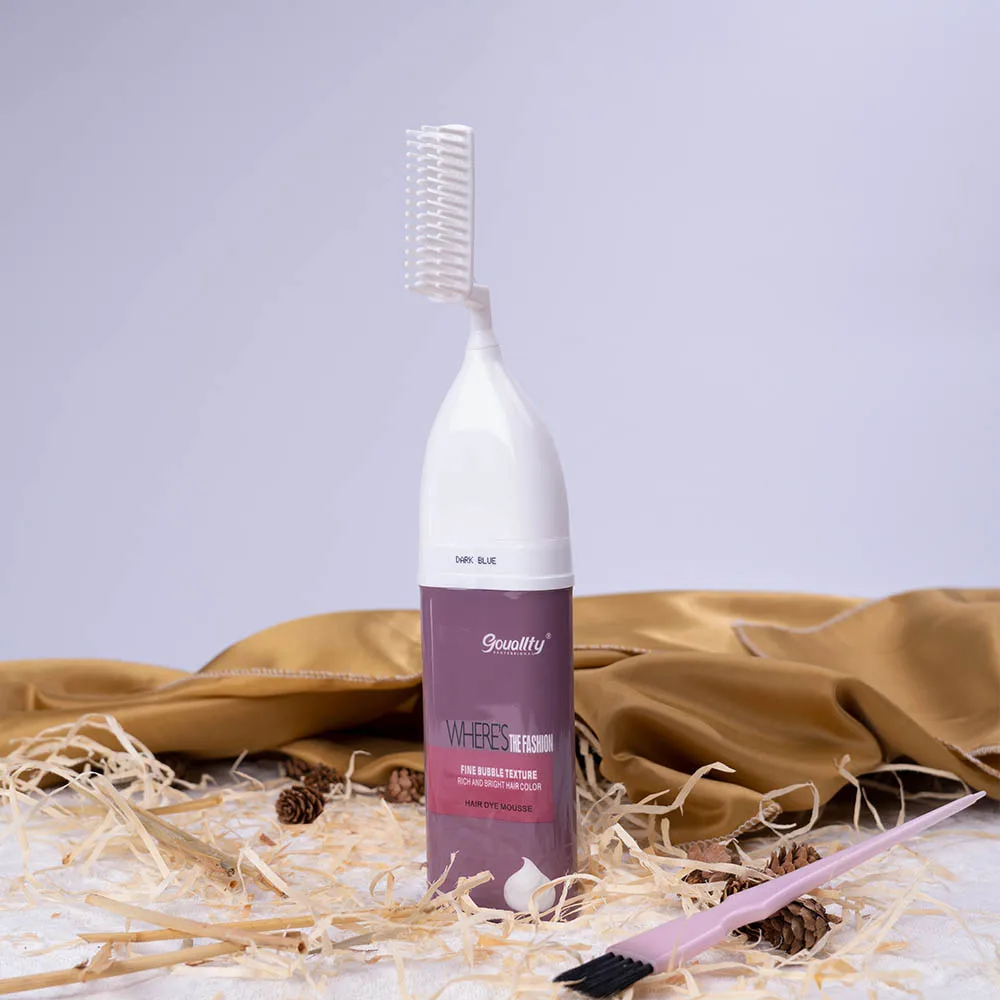 DIY No PPD Natural Black Brown mousse Bubble hair color Cover White Hair Foam Hair Dye