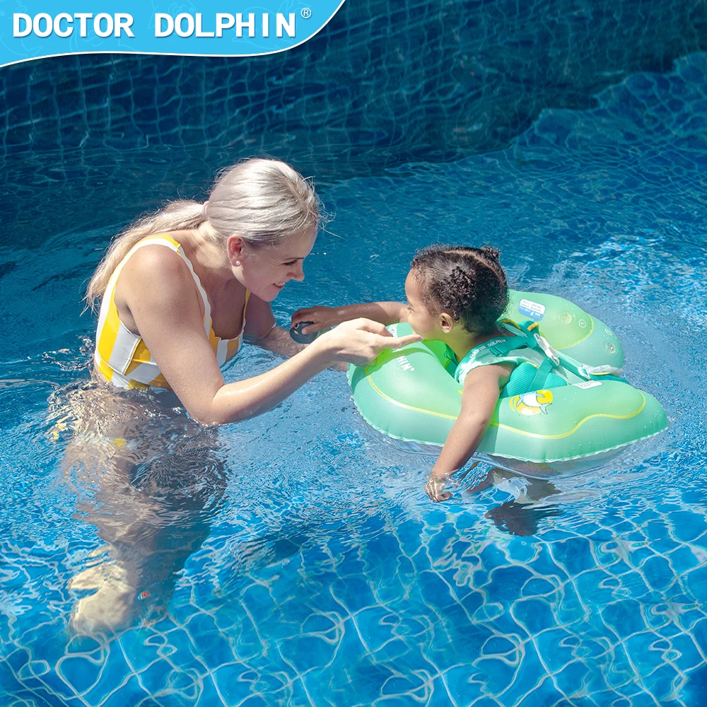 Doctor Dolphin Factory Wholesale New Inflatable Pool Swim Ring Baby Float Swim Trainer