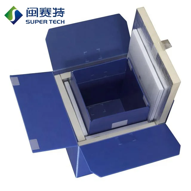 Foldable PU VIP insulation box for pharmaceuticals vaccines cold chain logistics
